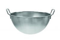 Handschlagkessel 18/10, mit 2 Griffen, D: 400 mm H: 210 mm, Volumen 18,0 ltr. Handschlagkessel 18/10, mit 2 Griffen, D: 400 mm H: 210 mm, Volumen 18,0 ltr.