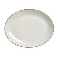 Steelite, Dapple : Brown 1714 - Teller oval Coup, 30,5 cm Steelite, Dapple : Brown 1714 - Teller oval Coup, 30,5 cm