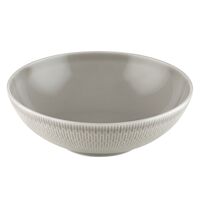 Bauscher, Scope : Glow Gray - Schale coup, relief, 23 cm/ 1,4 ltr. Bauscher, Scope : Glow Gray - Schale coup, relief, 23 cm/ 1,4 ltr.