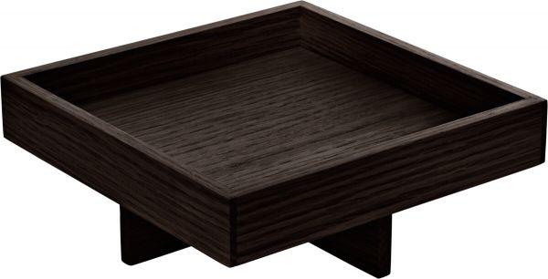 Playground, Ananti Wenge - Menage eckig 18 x 18 cm auf Fuss 4 cm/ 7,1 cm