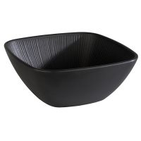 Schale NERO, Melamin, 19,5 x 19,5 cm, H: 8 cm, Fb. schwarz Schale NERO, Melamin, 19,5 x 19,5 cm, H: 8 cm, Fb. schwarz