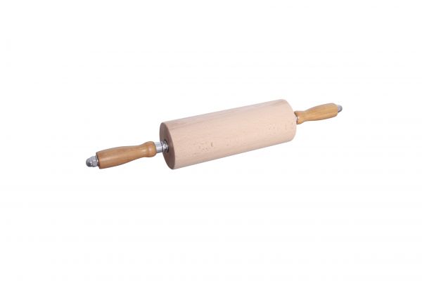 Wellholz, mit Holzgriffen, Walzenbreite: 250 mm, D: 90 mm