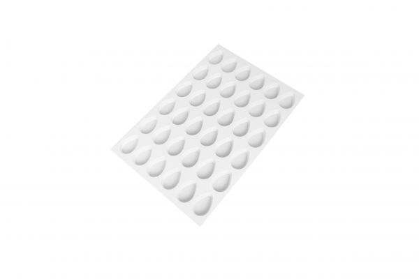 Ausstechmatte aus Kunststoff Tropfen, No. 10