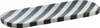 Playground, Stein - SPOTLIGHTS : Platte, Marmor, oval, weiss/ grün, 32 x 12 cm Playground, Stein - SPOTLIGHTS : Platte, Marmor, oval, weiss/ grün, 32 x 12 cm