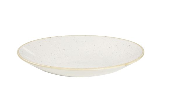 Churchill, Stonecast : Barley White - Teller halbtief rund Coup, 22,5 cm
