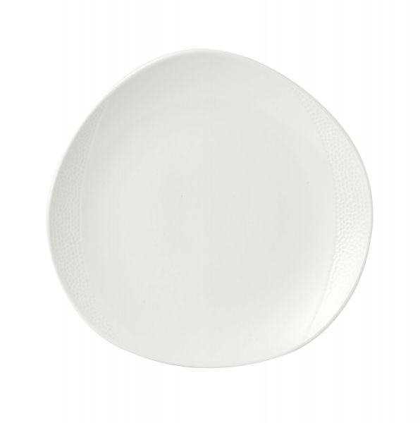 Churchill, Isla : White - Teller flach rund organisch 28,6 cm