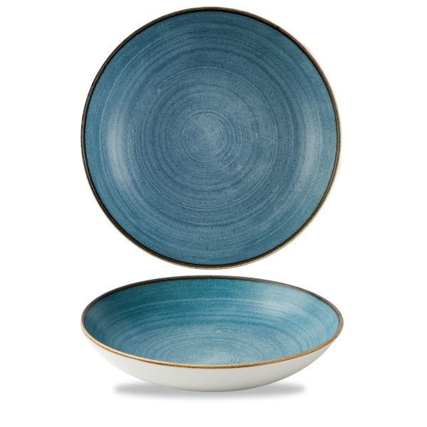 Churchill, Stonecast Raw : Teal Vellum - Teller tief Coup, 24,8 cm/ 1,11 ltr.