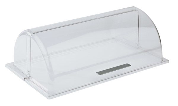 RolltopHaube GN 1/1 SUNDAY 53 x 32,5, H: 19 cm, Polycarbonat ABS verchromt