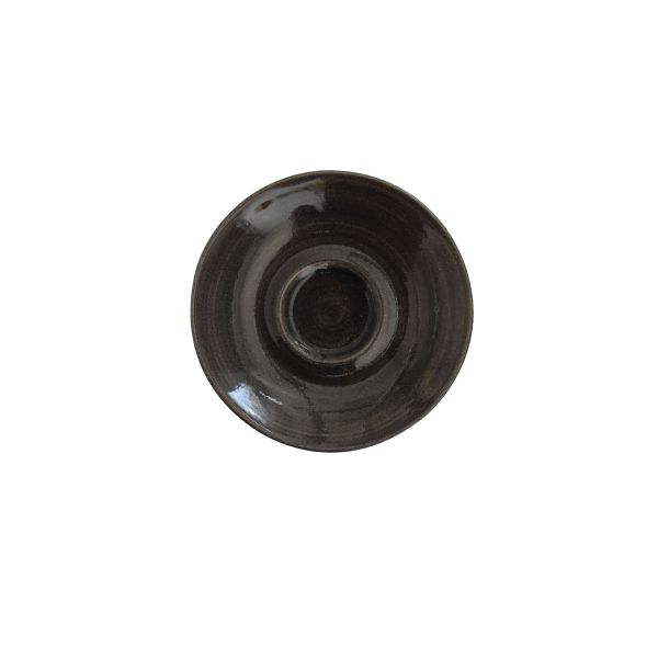 Churchill, Stonecast Patina : Iron Black - Cappuccino-Untere 15,6 cm