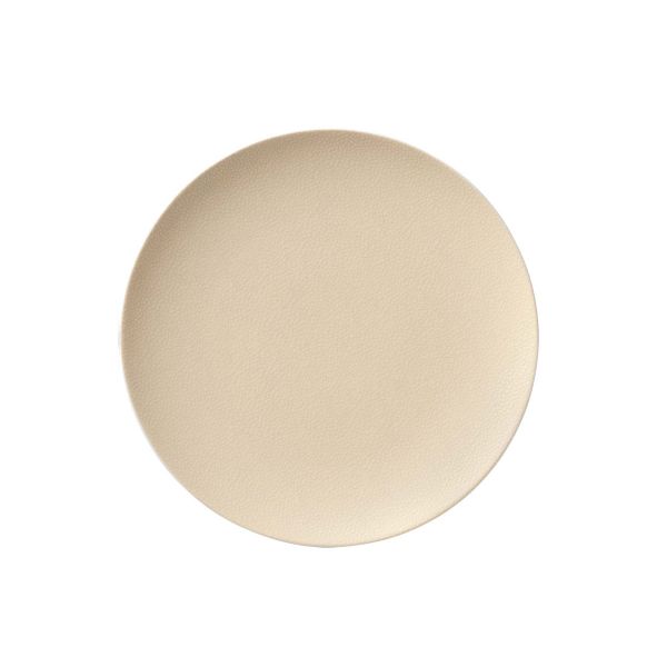 Bauscher, Purity : 425782 Pearls Champagne - Teller flach Coup, bonewhite, 24 cm