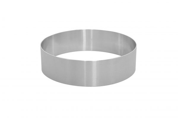 Tortenring, Aluminium, D: 220 mm, Höhe: 60 mm