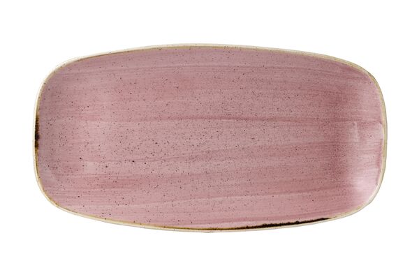 Churchill, Stonecast : Petal Pink - Chefs Platte rechteckig, 35,5 x 18,9 cm