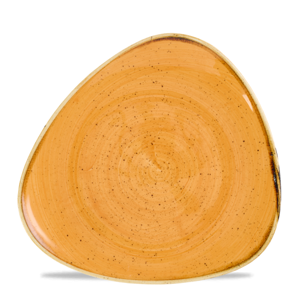 Churchill, Stonecast : Tangerine - Teller flach dreieckig, 24,5 cm
