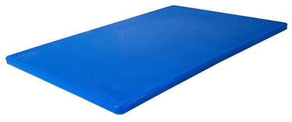 Schneidbrett, HDPE, mit Füßchen, 45 x 30 cm, blau