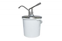 Hebel-Dosierspender für Eimer 10 Liter, Dosierung: 40 ml, D: 250 mm, H: 440 mm Hebel-Dosierspender für Eimer 10 Liter, Dosierung: 40 ml, D: 250 mm, H: 440 mm