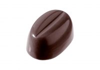 Schokoladen- Form Kaffeebohne gross, 275 x 135 mm, 4 x 7 Stück 33 x 21,7 x 14,5 mm Schokoladen- Form Kaffeebohne gross, 275 x 135 mm, 4 x 7 Stück 33 x 21,7 x 14,5 mm