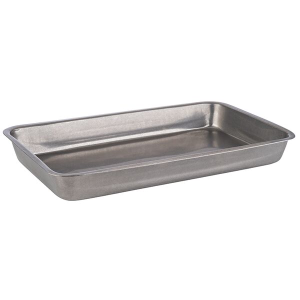 Tablett VINTAGE, 25,5 x 16 cm, H: 3 cm, Edelstahl, Anti-Edelstahl-Look