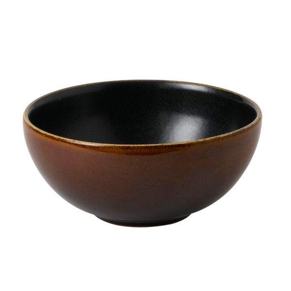 Churchill, Nourish : Siena Brown Bi-Color - Noodle Bowl, 18,3 x 8 cm/ 1,07 ltr.