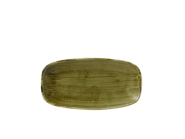Churchill, Stonecast Plume : Olive - Chefs Platte rechteckig, 29,8 x 15,3 cm