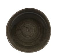 Churchill, Stonecast Patina : Iron Black - Teller flach rund organisch 26,4 cm Churchill, Stonecast Patina : Iron Black - Teller flach rund organisch 26,4 cm