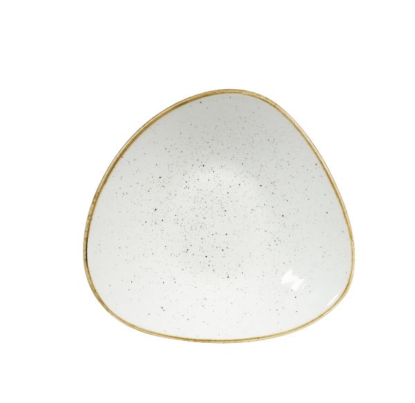 Churchill, Stonecast : Barley White - Schale flach dreieckig 27,2 x 26,7 cm