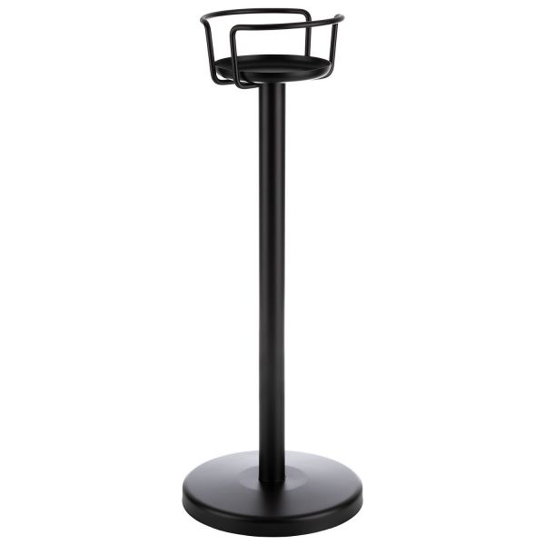 Ständer für Wein-, Sektkühler, Metall/ Zinkdruckguss, D: 19,5 / 26,5 cm, H: 71,5 cm, Farbe: schwarz
