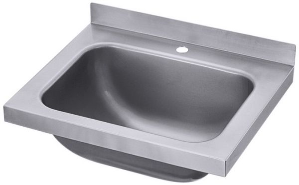 Handwaschbecken, mit Konsole zur Wandmontage, Edelstahl, 40 x 31 x 14 cm