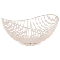 Korb SVART, Metall, 29,5 x 25,5 cm, H: 13,5 cm, Farbe: whisper white Korb SVART, Metall, 29,5 x 25,5 cm, H: 13,5 cm, Farbe: whisper white
