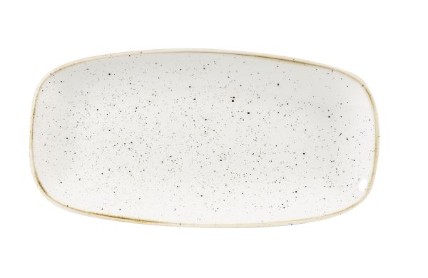 Churchill, Stonecast : Barley White - Chefs Platte rechteckig 29,8 x 15,3 cm