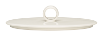 Bauscher, Purity - Deckel oval 16 cm, bonewhite, uni, 16,8 x 12,6 cm Bauscher, Purity - Deckel oval 16 cm, bonewhite, uni, 16,8 x 12,6 cm