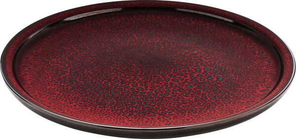 Playground, Steinzeug - GLOW : Teller, flach coup rund, 30 x 3,1 cm