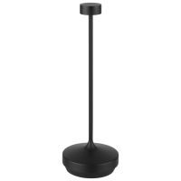 Tischleuchte NISSRIN, Metall, Farbe: schwarz, 1x LED 1,5 W / 150 lm, dimmbar in 3 Stufen, D: 8 cm, H: 25 cm Tischleuchte NISSRIN, Metall, Farbe: schwarz, 1x LED 1,5 W / 150 lm, dimmbar in 3 Stufen, D: 8 cm, H: 25 cm