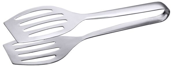 Fischzange, fugenlos, geschlitzt, Edelstahl, L: 26 cm