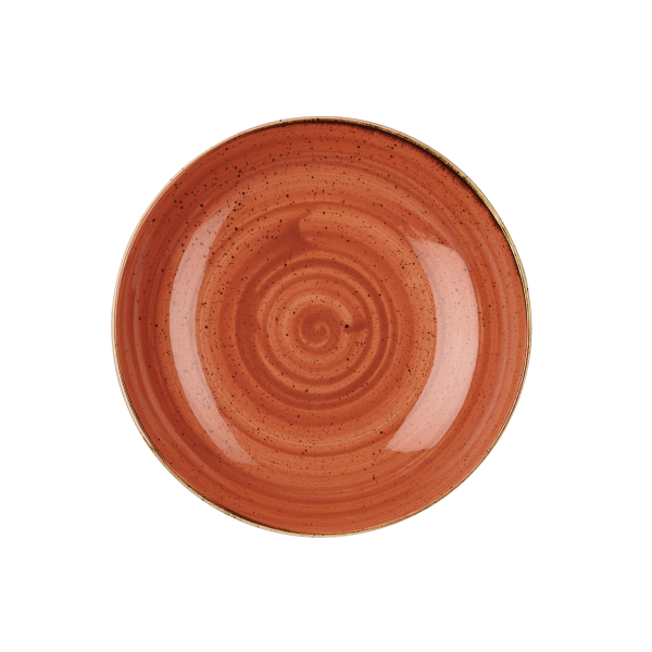 Churchill, Stonecast : Spiced Orange - Teller tief Coup, 31 cm/ 2,4 ltr.