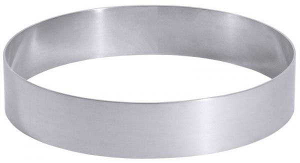 Tortenring, rund, Alu, D: 28 cm, H: 5 cm