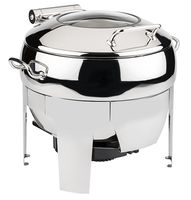 Chafing Dish rund 48 x 42 cm Easy Induction, H: 39 cm, Edelstahl, 1 Gestell, 1 Wasserbecken Chafing Dish rund 48 x 42 cm Easy Induction, H: 39 cm, Edelstahl, 1 Gestell, 1 Wasserbecken