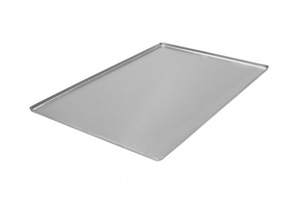 Ausstell-, Thekenbleche silber, Alu, gebeizt, 400 x 600 x 10 mm
