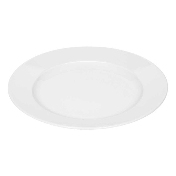 Bauscher, Smart - Teller flach rund Fahne, weiss, uni, 30 cm