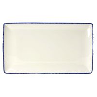 Steelite, Dapple : Blue 1710 - Platte rechteckig Nr. 3, 33 x 19 cm Steelite, Dapple : Blue 1710 - Platte rechteckig Nr. 3, 33 x 19 cm