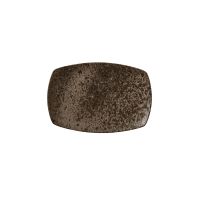 Bauscher, Sandstone : Dekor 425944 Dark Brown - Platte rechteckig coup 13,9 x 9,4 cm Bauscher, Sandstone : Dekor 425944 Dark Brown - Platte rechteckig coup 13,9 x 9,4 cm