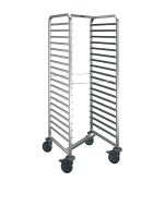 Regalwagen RWRR 161, Kapazität: 18 GN 2/1 oder 36 GN 1/1, Trgf.: max. 200 kg, LxBxH: 66,2 x 73,4 x 164,5 cm Regalwagen RWRR 161, Kapazität: 18 GN 2/1 oder 36 GN 1/1, Trgf.: max. 200 kg, LxBxH: 66,2 x 73,4 x 164,5 cm