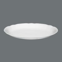 Seltmann Weiden, Salzburg - Platte oval, weiss uni, 28 cm Seltmann Weiden, Salzburg - Platte oval, weiss uni, 28 cm