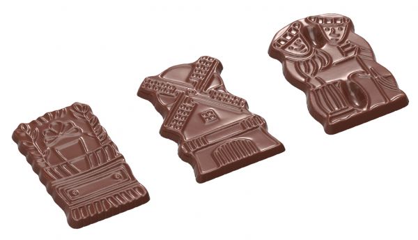 Schokoladen- Form Spekulatius, 275 x 135 mm, 2 x 6 Stück, diverse Grössen