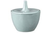 Seltmann Weiden, Beat : Arktisblau - Zuckerdose mit Relief, 0,27 ltr. Seltmann Weiden, Beat : Arktisblau - Zuckerdose mit Relief, 0,27 ltr.