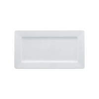 Teller/ Platte, rechteckig, uni, weiss, 29,4 x 16,4 x 2,3 cm Teller/ Platte, rechteckig, uni, weiss, 29,4 x 16,4 x 2,3 cm