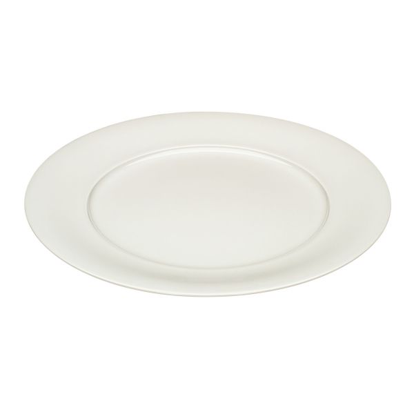 Schönwald, Delight - Teller flach Fahne, bonewhite, uni, 28 cm