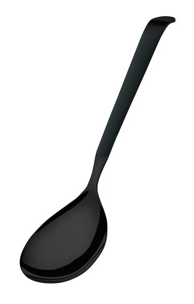 Amefa, Buffet 1319 : PVD Schwarz - Chafing-Löffel geschlossen 317 mm