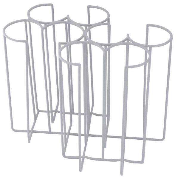 Tassenhalter, Stahldraht, PP, 8 Röhren für Tassen bis D: 8,8 cm, 35,5 x 27,5 x 30 cm
