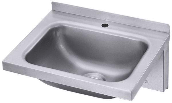 Handwaschbecken, zur Wandmontage, Edelstahl, 40 x 31 x 19 cm