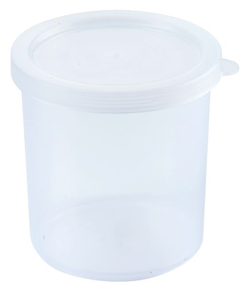 Rückstellprobenbehälter, I: 0,25 ltr., D: 7 cm, H: 8 cm